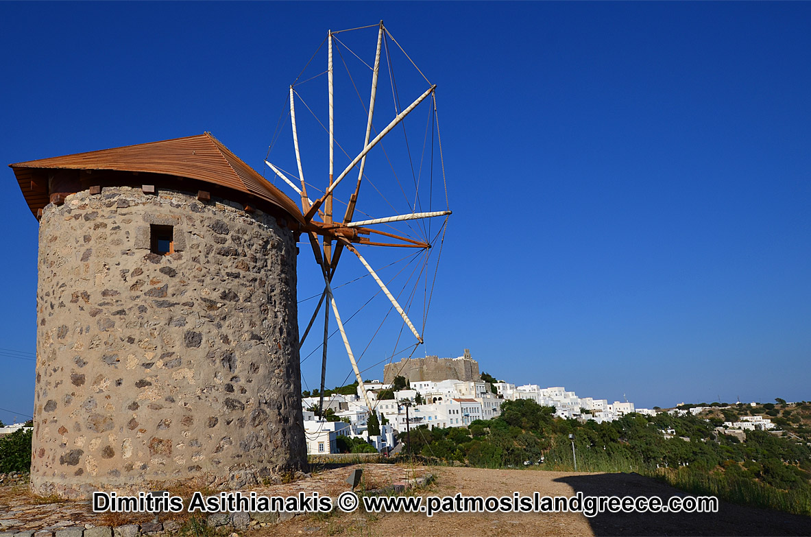 Patmos Island Windmills Photos