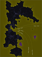 Patmos Island Map
